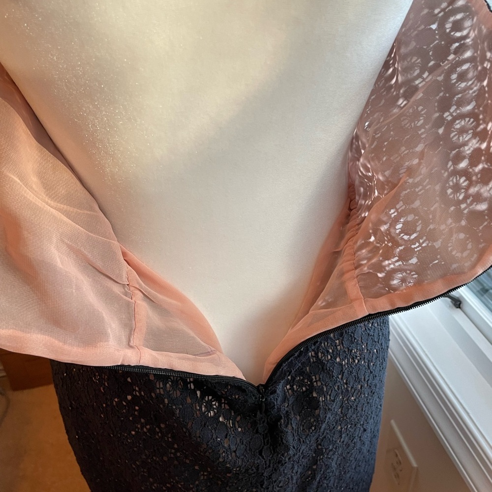 Lace JCrew spaghetti strap dress Sz 0 - Picture 6 of 6
